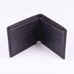 Picture of Black Wallet Al Jazeera With Smooth Texture
