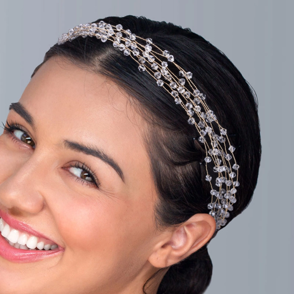 Picture of Transparent Cristal Balls Headband For Women