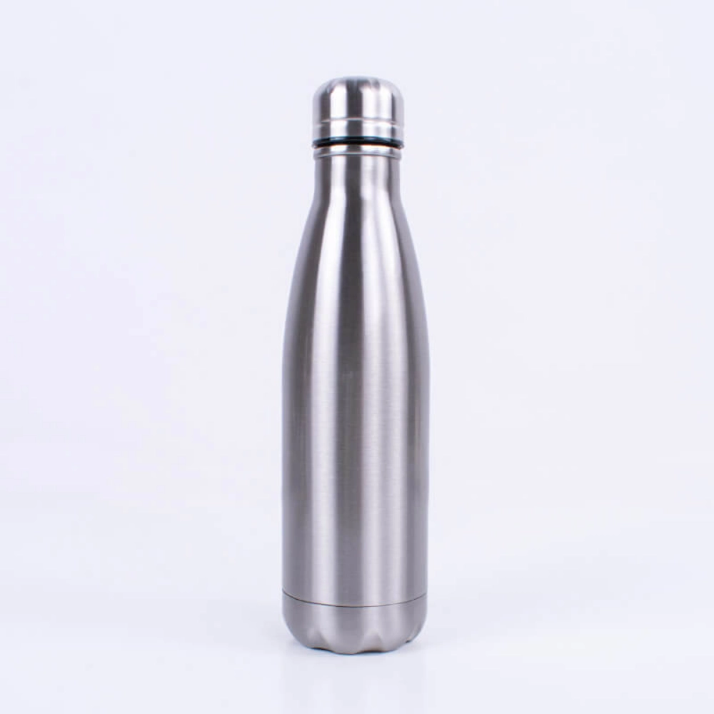 Picture of 500 ML Silver Standard Hot and Cold Beverage Bottle (With Name Printing Option)