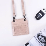 Picture of Beige Shoulder Card Holder For Women (With Name Printing)