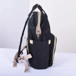 Picture of Black Maternity Bag For Baby Care (With Name Embroidery)