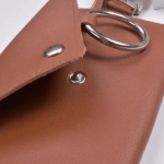 صورة حقيبة بني على شكل حزام نسائي (مع طباعة الاسم)