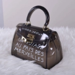 Picture of Small Black Transparent Hand Bag For Women