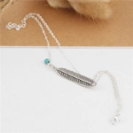 Picture of Silver Feather Anklet For Women