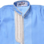 Picture of Sky Blue Dagla For Boys (With Name Embroidery)