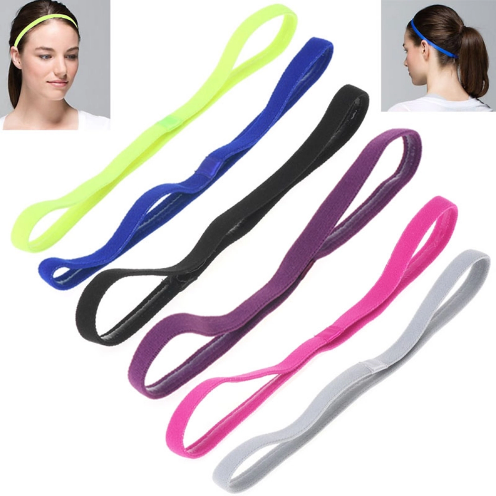Picture of Set Of Six Colors Sport Hair Bands For Women
