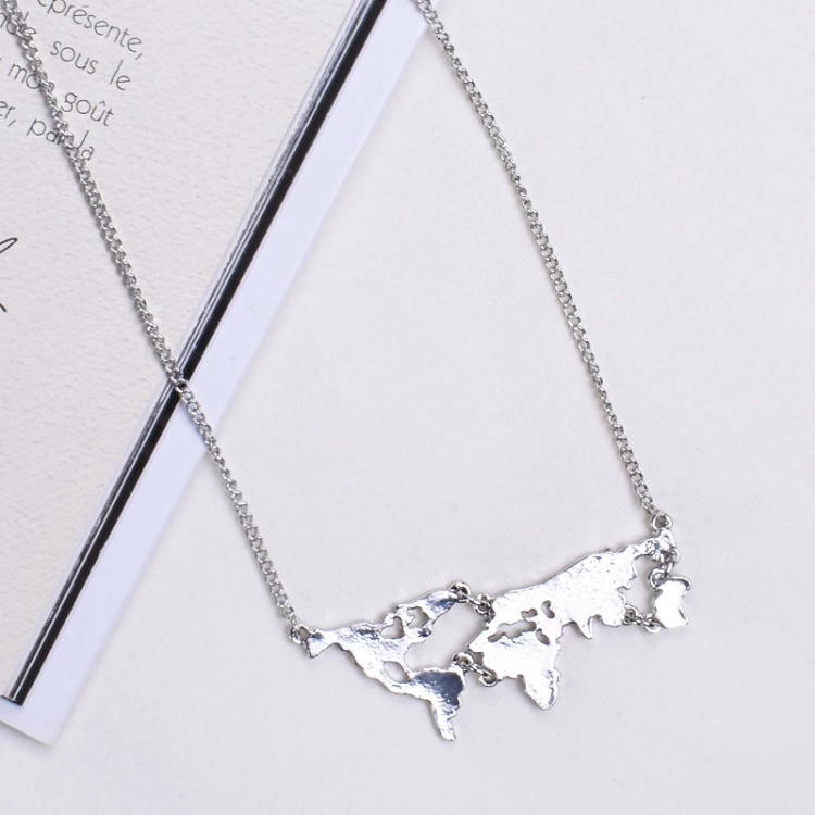 Picture of Silver World Necklace For Women