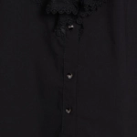 Picture of Black Sleeveless Shirt From Lulwa Alkhattaf