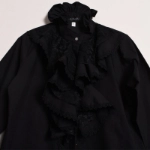 Picture of Black Long Sleeves Shirt From Lulwa Alkhattaf