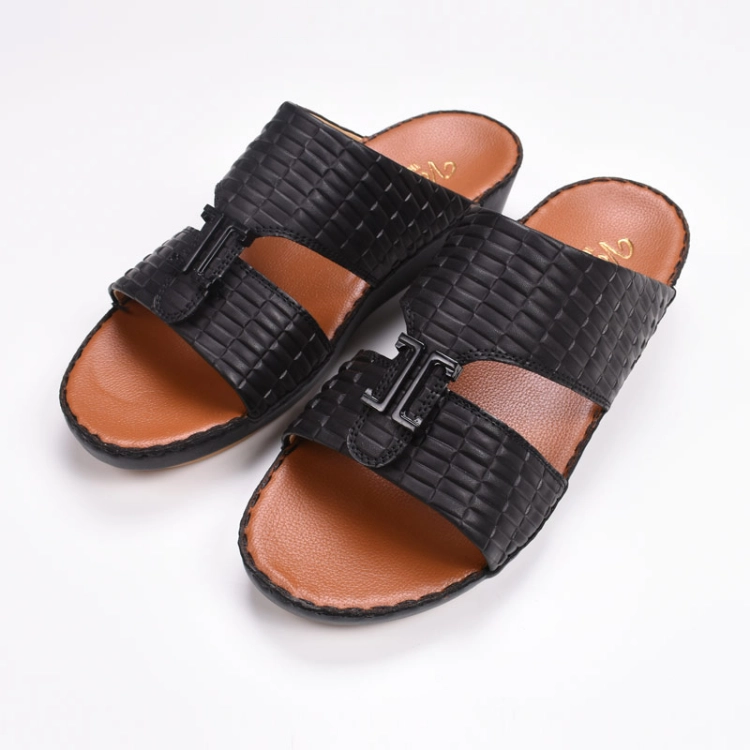 Picture of Black Slippers Valencia For Men