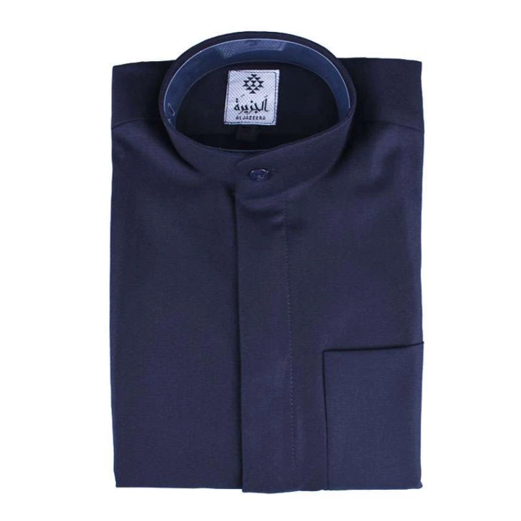 Picture of Al Jazeera Dark Blue Winter Dishdasha For Youth (With Name Embroidery)