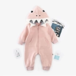 Picture of Pink Shark Suit For Babies (With Name Embroidery)