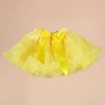 Picture of Yellow Fluffy Skirt For Girls