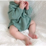 Picture of Green Hoodie Suit For Baby (With Name Embroidery)