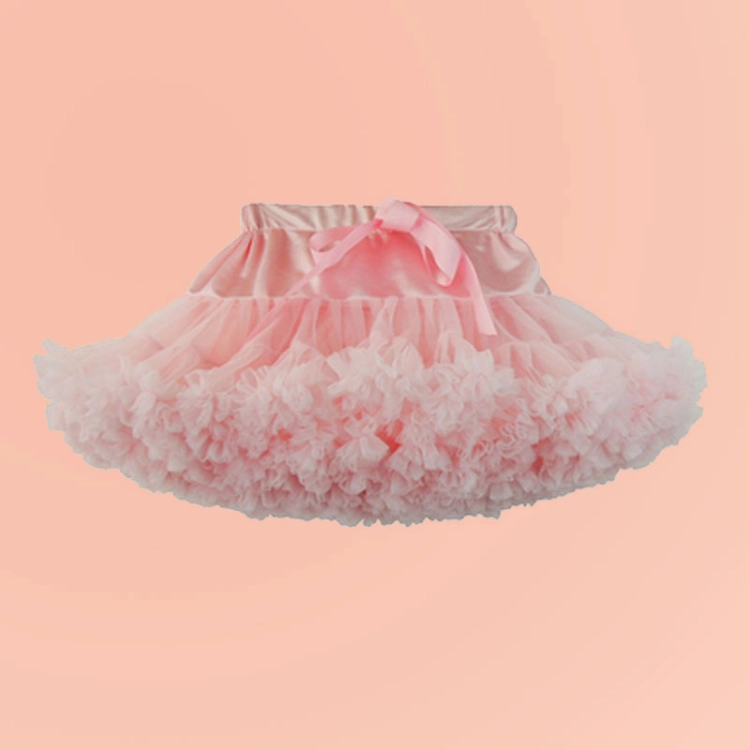 Picture of Light Pink Fluffy Skirt For Girls