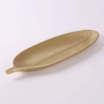 Picture of Golden Feather Plate For Decor