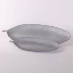 Picture of Silver Feather Plate For Decor