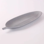 Picture of Silver Feather Plate For Decor