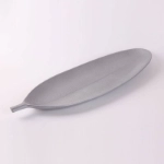 صورة Silver Feather Plate For Decor