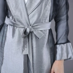 Picture of Stylish Sheer Silver Cardigan