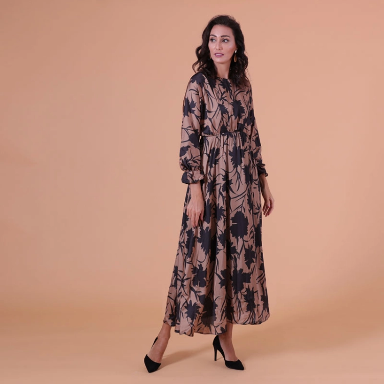 woman online shopping Kuwait dress silk 