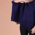 Picture of Stylish Premium Navy Summer Cape for Women