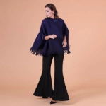 Picture of Stylish Premium Navy Summer Cape for Women