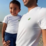 Picture of Turtle Design Slim Fit T-Shirt (Father And Son Collection)