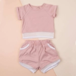 Picture of Pink Tracksuit Set For Girls (With Name Printing Option)