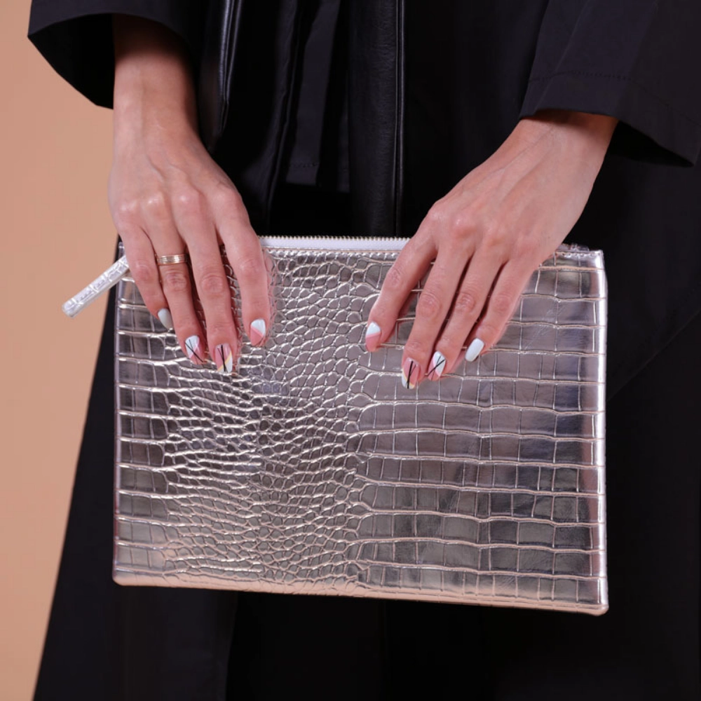 Picture of Silver Clutch Bag For Women
