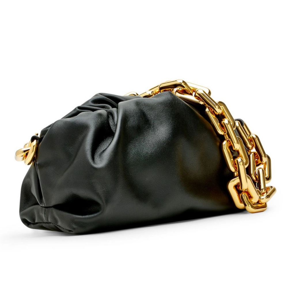 Picture of Black And Gold Shoulder Bag For Women