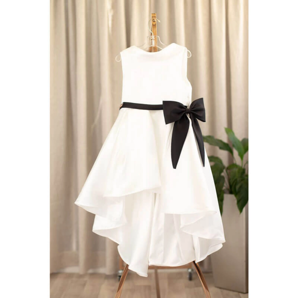 Picture of White And Black Dress For Girls - Model 2