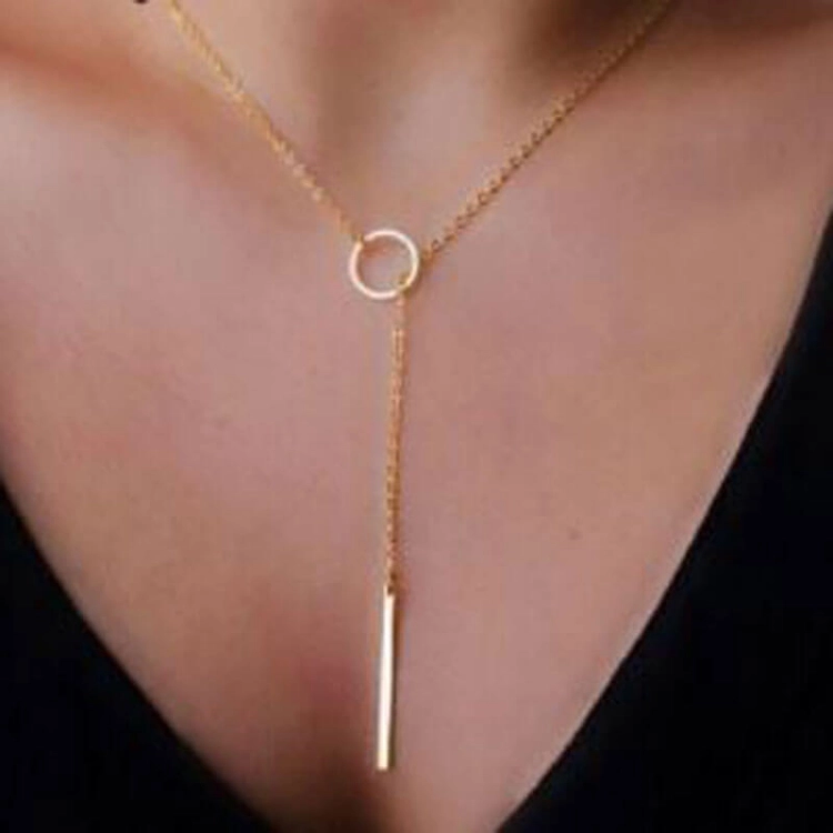 Picture of Golden Necklace Model 109 For Women