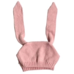 Picture of Pink Rabbit Beenie Cap For Baby - Suitable For 6-18 Months
