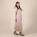 Picture of Beige Top And Skirt Set For Women