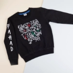 Picture of Black Pullover For Kids - Kuwait Abstract Design (With Name Printing Option)