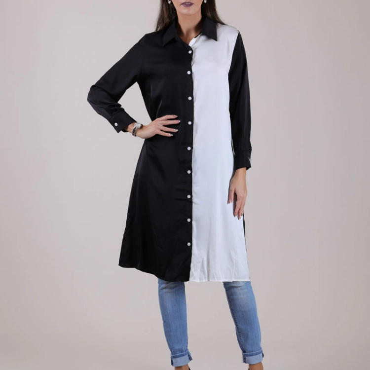 Picture of Black And White Top Dress For Women
