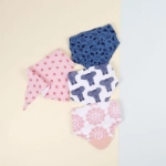 Picture of 4 PC Bandana Bib Pattern Edition For Baby (With Name Printing Option)