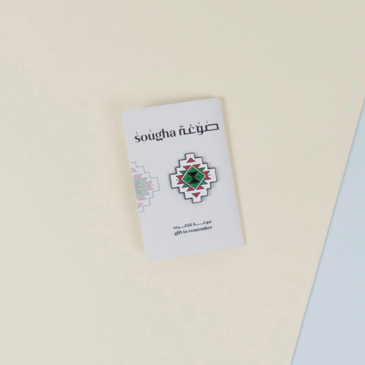 Picture of Kuwait Abstract Design Magnetic Pin