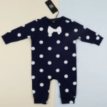 Picture of Navy Polka Dot Gentlemen Suit For Baby (With Name Printing Option)