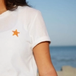 Picture of Starfish Design Slim Fit T-Shirt