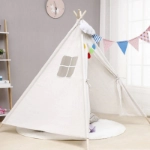 صورة خيمة بيت اللعب المحمولة مع حصيرة للطفل