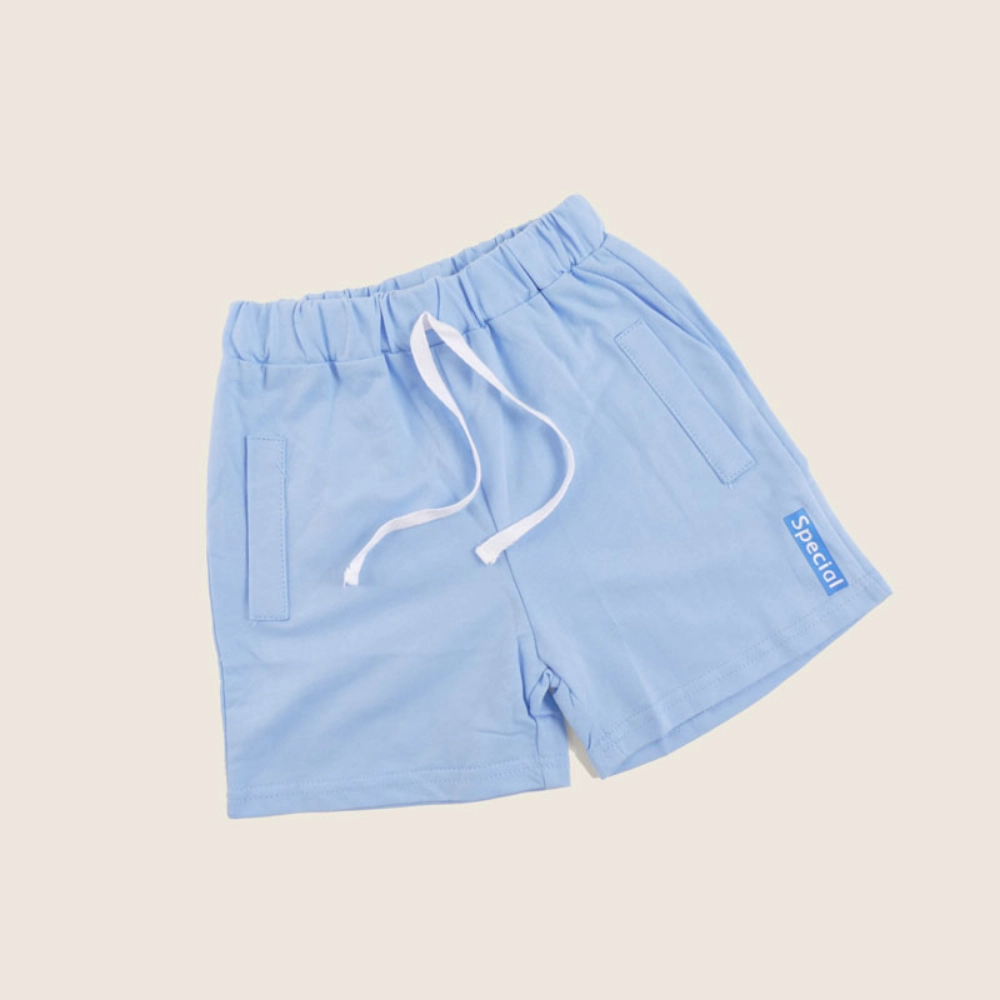 Picture of Blue Imprint Shorts For Kids (With Name Embroidery Option)