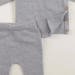 Picture of Grey Sweater Set For Kids (With Name Embroidery Option)