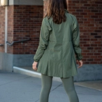 Picture of Not So Basic Olive Green Long Jacket