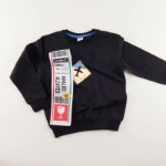 Picture of Black Pullover For Kids - Luggage Tag Design (With Name Printing)