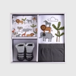 Picture of 4 Pcs Gift Box 18 - Grey Animal Print Suit