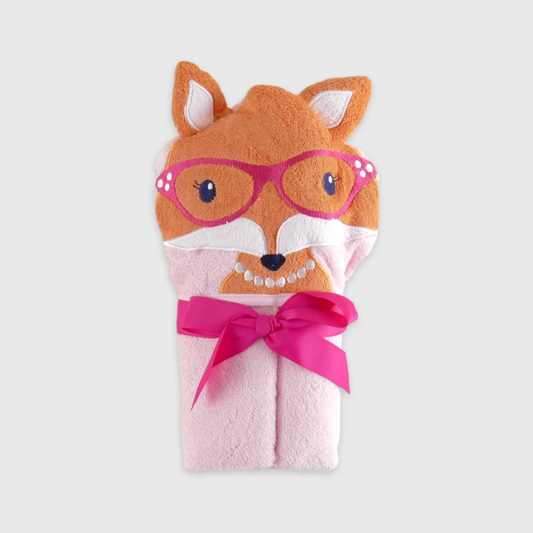 Picture of Brown Fox Towel For Kids Model 89 (With Name Embroidery Option)