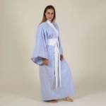 Picture of Capri Blue Kimono Dress For Women