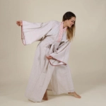 Picture of Stone Beige Kimono Dress For Women
